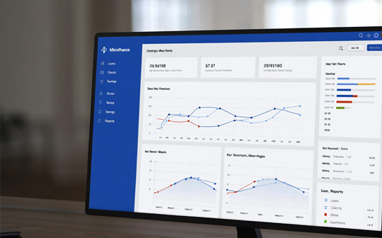 Microfinance credit management software
