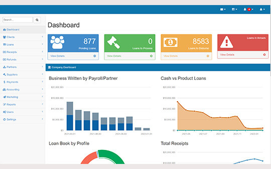 Online Microfinance software